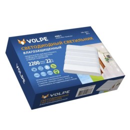 UL-00006710 Volpe | Светильник светодиодный ULW-Q280 22W/4000K/S01 IP65 White Прямоугольник 22Вт 4000К IP65 200х160х58мм промышленный накладной влагозащ. опал. рассеив. бел.