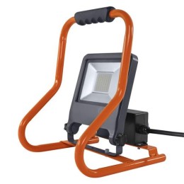 4058075321342 LEDVANCE | Прожектор светодиодный WORKLIGHT 50Вт 4500лм 4000К нейтр. бел. переносной с ручкой и двумя разъемами для подключения в сеть 220В черн.