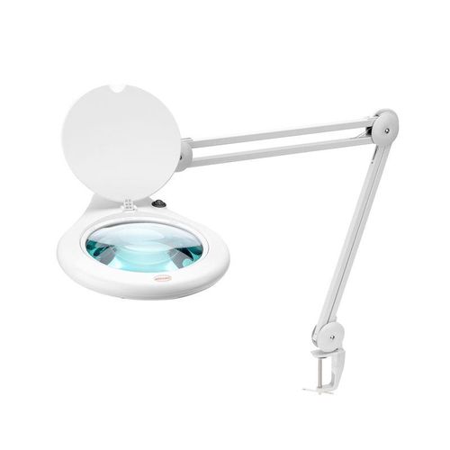 31-0503 Rexant | Лупа на струбцине круглая настол. 5Х с подсветкой 108 LED бел.

