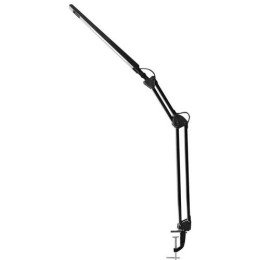 13527 Camelion | Светильник светодиодный настольный KD-821 C02 8Вт 350лм 230В струбцина 2 уровня яркости черн.
