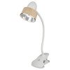 UL-00004138 Uniel | Светильник настольный TLD-557 Brown/LED/350Lm/5500K/Dimmer 5Вт «прищепка» сенсор. выкл.