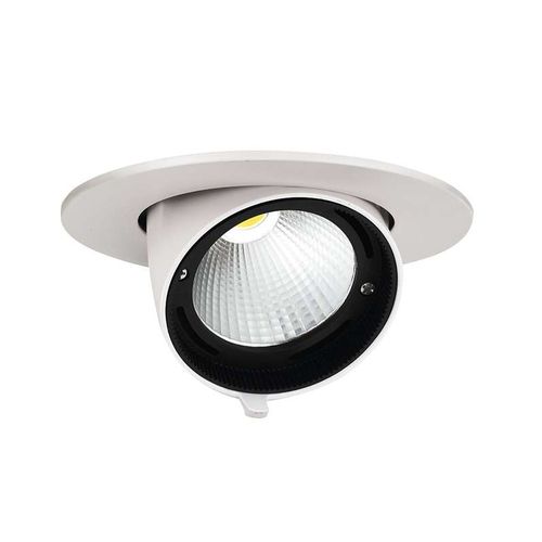 5021907 JazzWay | Светильник светодиодный PLED DL4 WH Downlight 30Вт 4000К IP40 24град. ДВО встраив. поворотн.