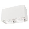 036058 Arlight | Светильник светодиодный SP-CUBUS-S195x100-2x8W Warm3000 WH 45 deg IP20 230В металл