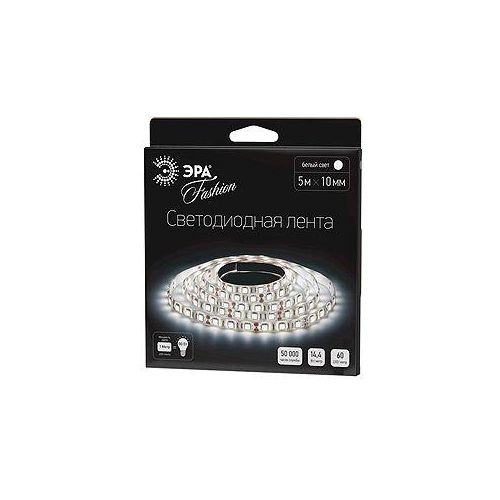 C0043045 Эра | Лента светодиодная 613863 LS5050-60LED-IP20-W (50) 14.4Вт/м (уп.5м)
