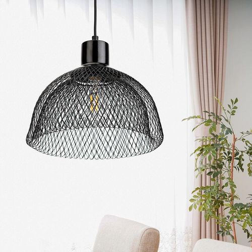 Б0037453 Эра | Светильник подвесной PL6 BK макс. 60Вт E27 d250мм металл черн.
