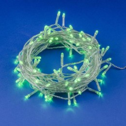 UL-00007198 Uniel | Гирлянда LED ULD-S1000-100/DTA GREEN IP20 10м 100 диодов зел. свет провод прозр.