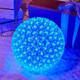 501-607 Neon-Night | Фигура светодиодная "Шар светодиодный" d20см 200LED син. 16Вт 230В IP20