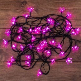 303-038 Neon-Night | Гирлянда светодиодная "Цветы Сакуры" 7м 50LED роз. 1.5Вт IP20 с контроллером 8 режимов