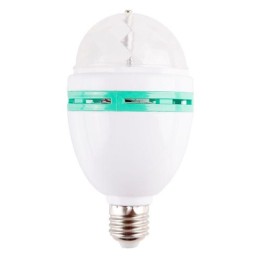 601-253 Neon-Night | Лампа светодиодная "Диско" 6Вт 3LED RGB E27 230В IP20 80х80х195мм