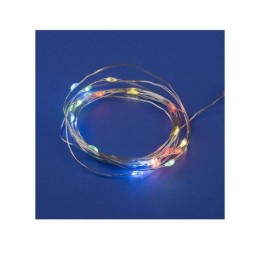 UL-00007247 Uniel | Гирлянда LED на батарейках ULD-S0200-020/DTB/3AA/RC RGB IP20 DEW 3AA (не в/к) "Роса" 2м 20 диодов RGB свет пульт ДУ (в/к)