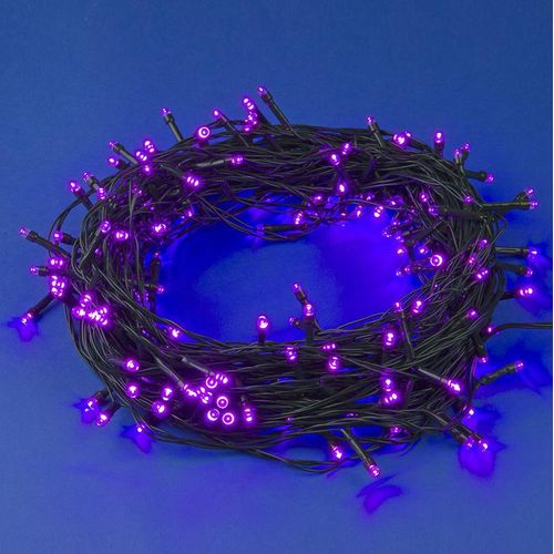 UL-00007310 Uniel | Гирлянда LED ULD-S2000-200/DGA PINK IP20 20м 200 диодов роз. свет провод зел.