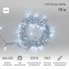 305-295 Neon-Night | Гирлянда светодиодная "Нить" 10м 200LED бел. 15Вт IP65 эффект мерцания (каждый 5-ый диод) провод ПВХ прозр. (нужен шнур питания 303-500-1)