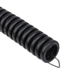 28-0016-50 Rexant | Труба гофрированная ПНД d16мм с протяжкой черн. (уп.50м)
