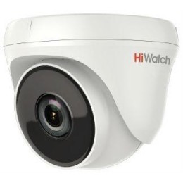 1129153 HiWatch | Камера видеонаблюдения DS-T233 3.6-3.6мм HD-TVI цветная корпус бел.
