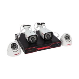 45-0522 Rexant | Комплект видеонаблюдения 2 наружные и 2 внутренние камеры AHD/2.0 Full HD