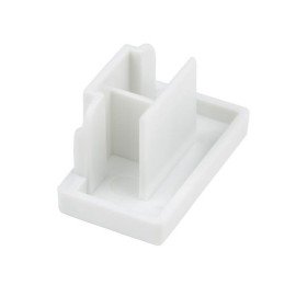 UL-00007384 Volpe | Заглушка торцевая UFB-Q123 C21 WHITE 1 POLYBAG типа R бел.