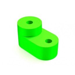32255DEK DEKraft | Изолятор угловой для нулевой шины зел.