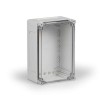 CPCF203013T ENSTO | Корпус Cubo C 200х300х132мм выбивные фланцы прозрачн. крышка PC IP66/67