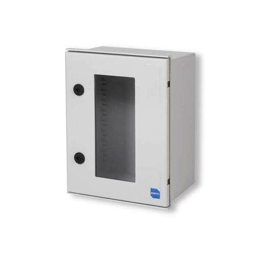 NGRW304020 ENSTO | Корпус Cubo N 300х400х200мм полиэстер IP66 глухая стенка прозрачное окно 141х281мм полиэстер IP66