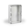 WPCP406018T ENSTO | Корпус Cubo W 400х600х185 IP66 с петлями и замками рамная вставка прозр. крышка PC