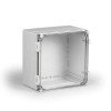 WPCP304018T ENSTO | Корпус Cubo W 300х400х185 IP66 с петлями и замками рамная вставка прозр. крышка PC