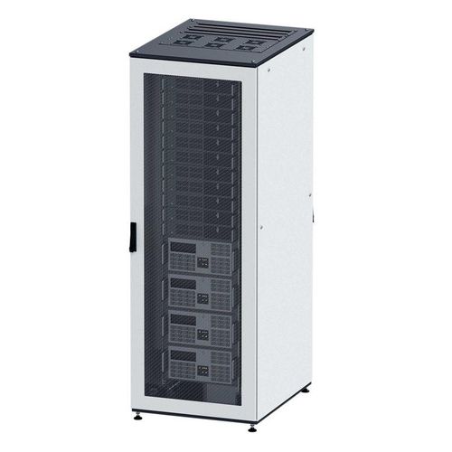 R5DC4282PFB DKC | Шкаф напольный собранный 19дюйм IT-CQE 42U 800х1200 двери перф./перф. RAL 9005