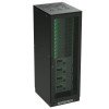 R5IT4761PFB DKC | Шкаф напольный 47U 600х1000 двери перфорированная/перфорированная укомплектован вводом и заглушками RAL9005
