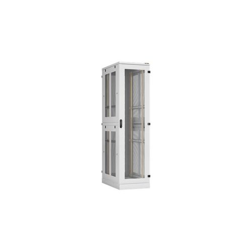 TFA-476010-PEPE-GY TLK | Шкаф напольный 19дюйм 47U перф. двухуровневые стенки и перф. двери Ш600хВ2280хГ1000мм в разобран. виде сер.
