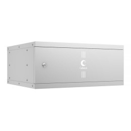 10185c Cabeus | Шкаф телекоммуникационный настенный разборный LIGHT WSC-05D-4U55/45m 19дюйм 4U дверь метал. сер.