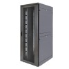 60F-42-7C-94BL Eurolan | Шкаф Rackcenter D9000 42U 750х1200 передняя дверь перф. 1-ств. задняя дверь перф. 2-ств. черн.