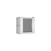 TWC-126045-R-G-GY TLK | Шкаф настенный разборный 19дюйм 12U стекл. дверь Ш600хВ636хГ450мм 2 пары монтажных направляющих сер.