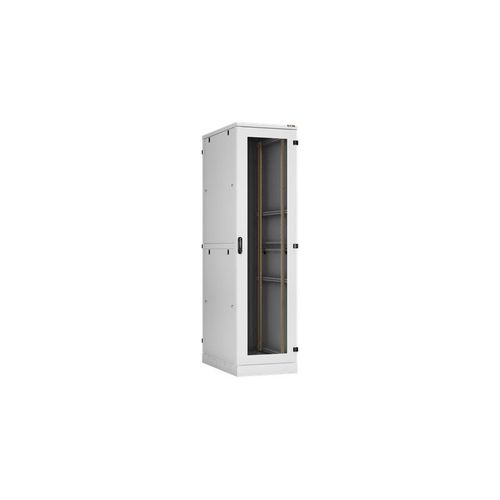 TFA-476010-GHMH-GY TLK | Шкаф напольный 19дюйм 47U стекл. дверь двухуровневые боковые метал. стенки Ш600хВ2280хГ1000мм в разобранном видесер.