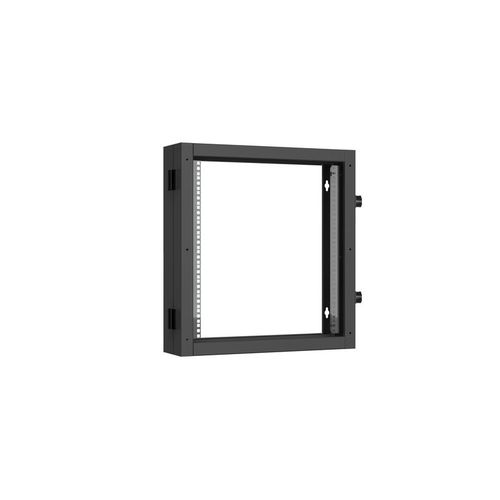 TWC-126015-BS-BK TLK | Секция пристенная поворотная 19дюйм 12U Ш600хВ636хГ156мм 1 пары L-образ. монтажных направляющих черн. RAL 9005.