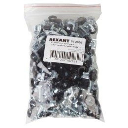 04-2686 Rexant | Комплект крепежа винт+шайба+гайка M6x16 (уп.100шт)