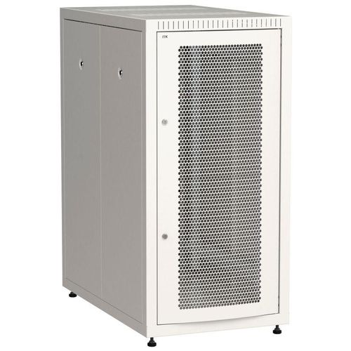 LE35-24U61-PM ITK | Шкаф сетевой LINEA E 24U 600х1000мм двери 2шт перф. и метал. сер.