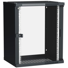 LWE5-15U64-GF ITK | Шкаф LINEA WE 15U 600x450мм дверь стекло черн.