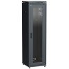 LN05-47U66-G ITK | Шкаф сетевой 19дюйм LINEA N 47U 600х600мм стекл. передн. дверь черн.