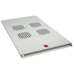 04-2602 Rexant | Модуль вентиляторный потолочный с 4-мя вентиляторами без термостата для шкафов Standart с глубиной 1000мм