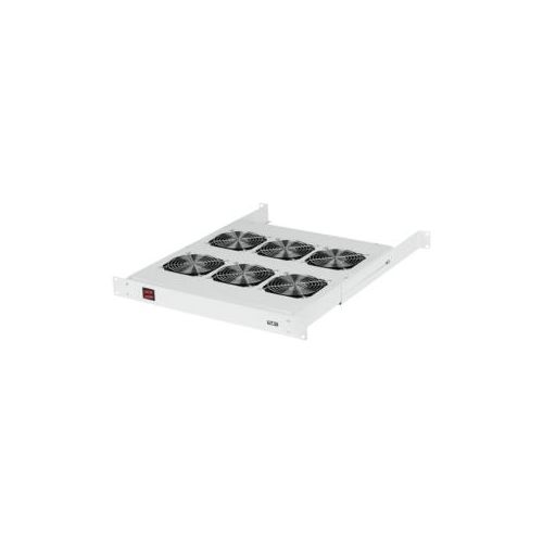 TLK-VP6-GY TLK | Полка вентиляторная 19дюйм 1U 6 вентиляторов Г520мм без шнура питания сер.