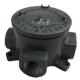 КСВ030216 АТОН | Коробка взрывозащищенная КСВ 03 02/16 тип КСВ 380В 16А IP67 (1 Ех d IIC T6 Gb / Ex tb IIIC T75 0C Db -40 +50)