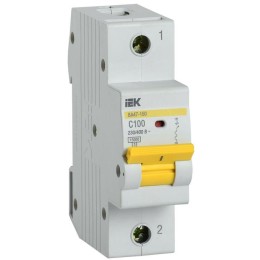 MVA50-1-100-C IEK | Выключатель автоматический модульный 1п C 100А 15кА ВА47-150