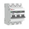 mcb4763m-6-3-32C-pro EKF | Выключатель автоматический модульный 3п C 32А 6кА ВА 47-63M электромагнит. расцеп. PROxima
