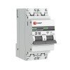 mcb4763m-6-2-10D-pro EKF | Выключатель автоматический модульный 2п D 10А 6кА ВА 47-63M с одним магнит. расцеп.