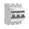 mcb4763m-6-3-32C-pro EKF | Выключатель автоматический модульный 3п C 32А 6кА ВА 47-63M электромагнит. расцеп. PROxima