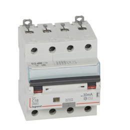 411186 Legrand | Выключатель автоматический дифференциального тока 4п C 16А 30мА тип AC 10кА DX3 4мод.