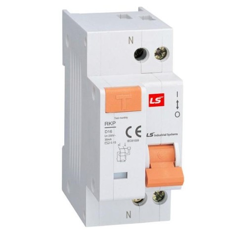 062203518B LS Electric | Выключатель автоматический дифференциального тока 2п B 16А 15мА RKP LS