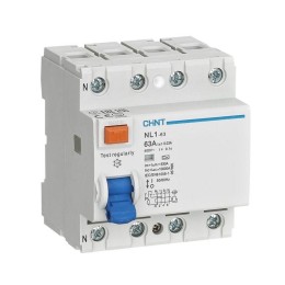 200223 CHINT | Выключатель дифференциального тока (УЗО) 4п 25А 30мА тип AC 6кА NL1-63 (R)