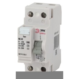 Б0039268 Эра | Выключатель дифференциального тока (УЗО) 2п 63А/100мА ВД-40 (электронное) SIMPLE-mod-48