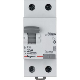 402024 Legrand | Выключатель дифференциального тока (УЗО) 2п 25А 30мА тип AC RX3