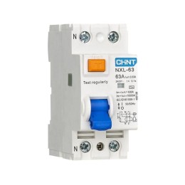 280714 CHINT | Выключатель дифференциального тока (УЗО) 1п+N 25А 10мА тип AC 6кА NXL-63 (R)